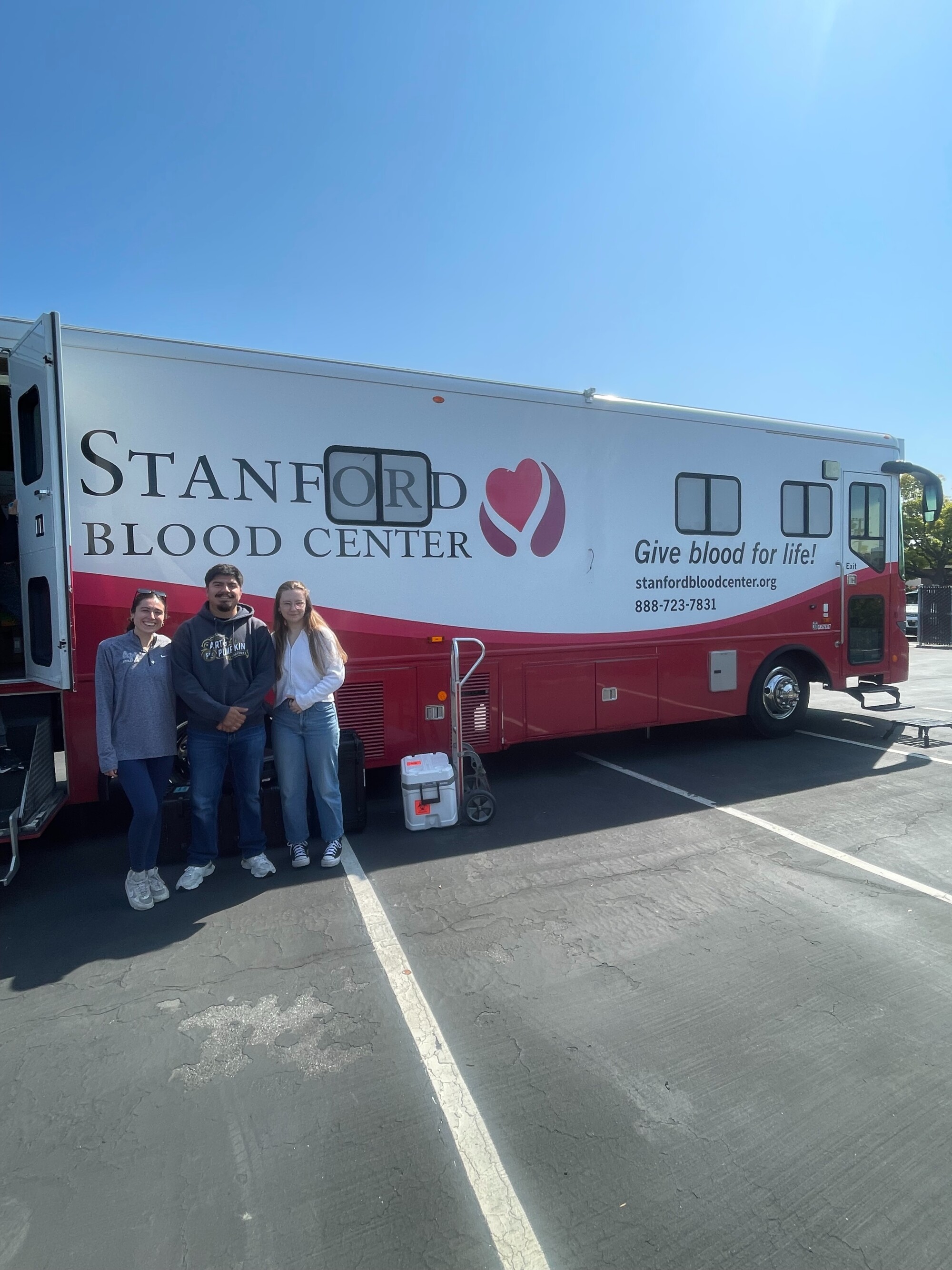 CPM hosted a company blood drive with Stanford Blood Center. Just one donation can save up to three lives