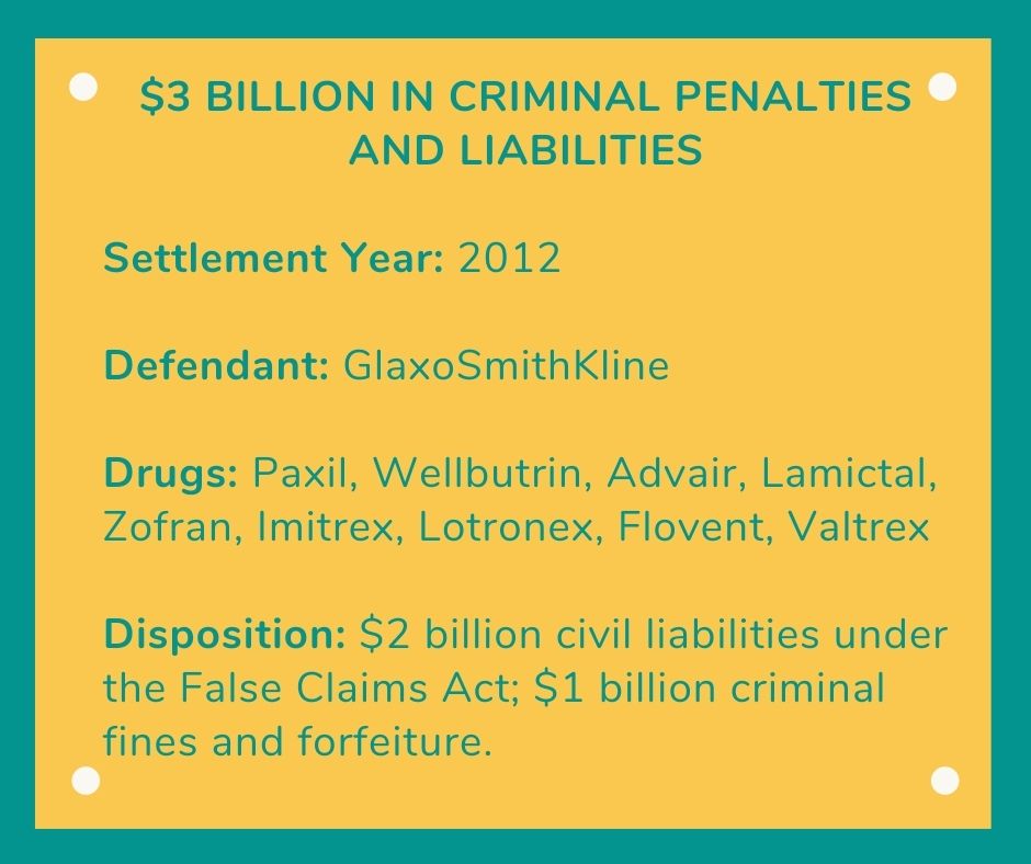 Number Two Pharmaceutical Settlement