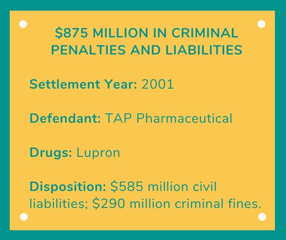 Number Nine Pharmaceutical Settlement