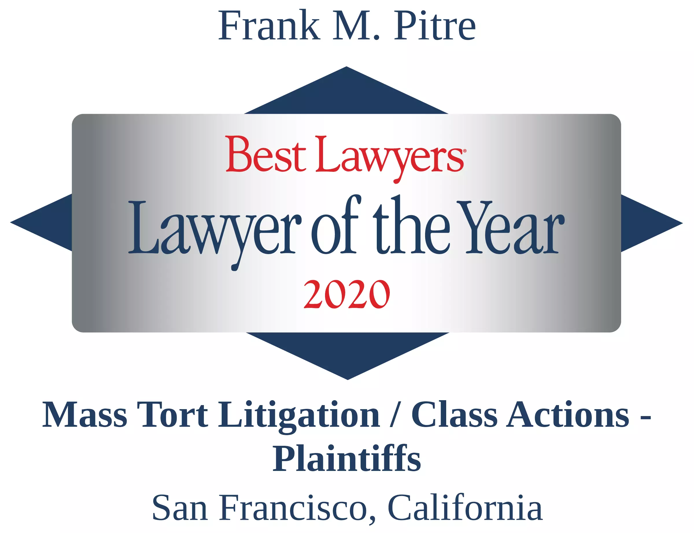 2020 Best Lawyers - Lawyer of the Year (FMP)